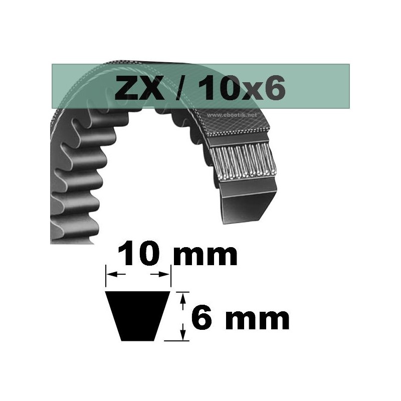 COURROIE TRAPEZOIDALE CRANTEE ZX33 COURROIE TRAPEZOIDALE CRANTEE ZX33