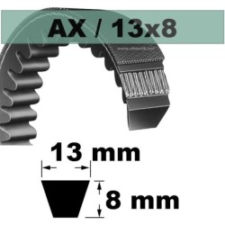 COURROIE TRAPEZOIDALE CRANTEE AX23