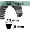 COURROIE TRAPEZOIDALE CRANTEE AX27