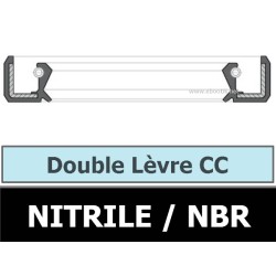 Joint Spi / Bague à Lèvre Nitrile – 36x62x12 CB, Double Lèvre, -30°C à +70°C