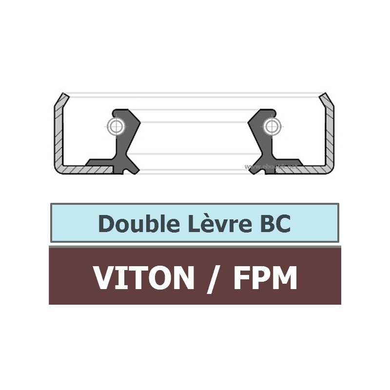 15.87X25.40X6.35 BC FPM/VITON