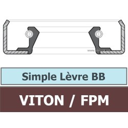 15.87X28.57X6.35 BB FPM/VITON