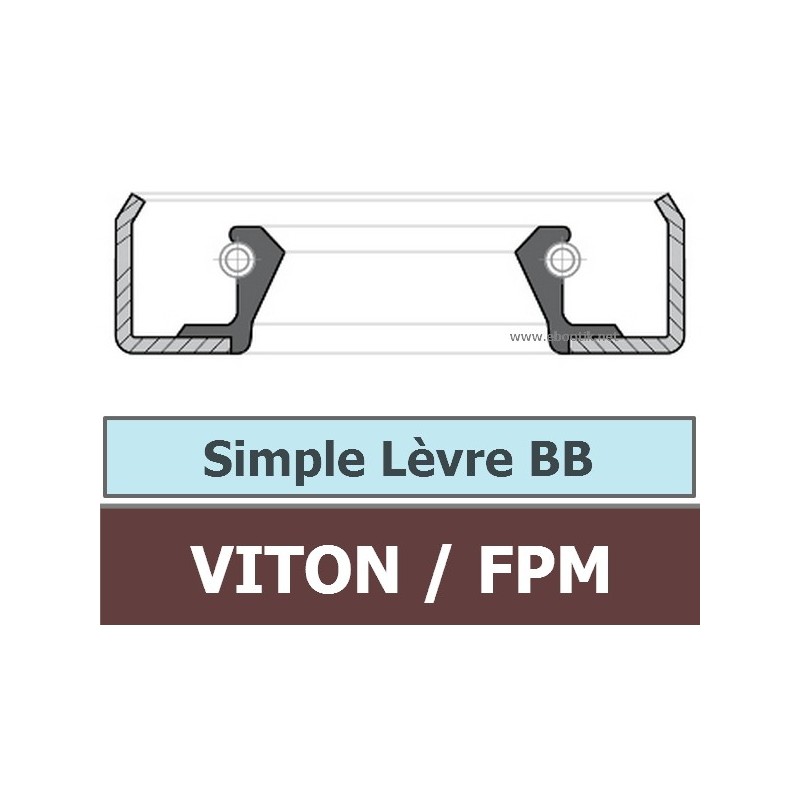 15.87X28.57X6.35 BB FPM/VITON