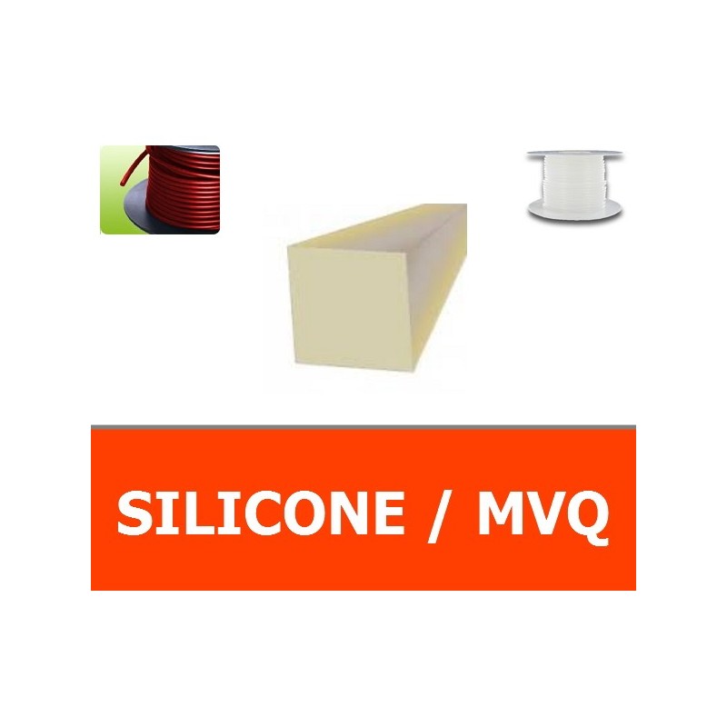 CARRE 20.00 mm SILICONE 60 FDA T