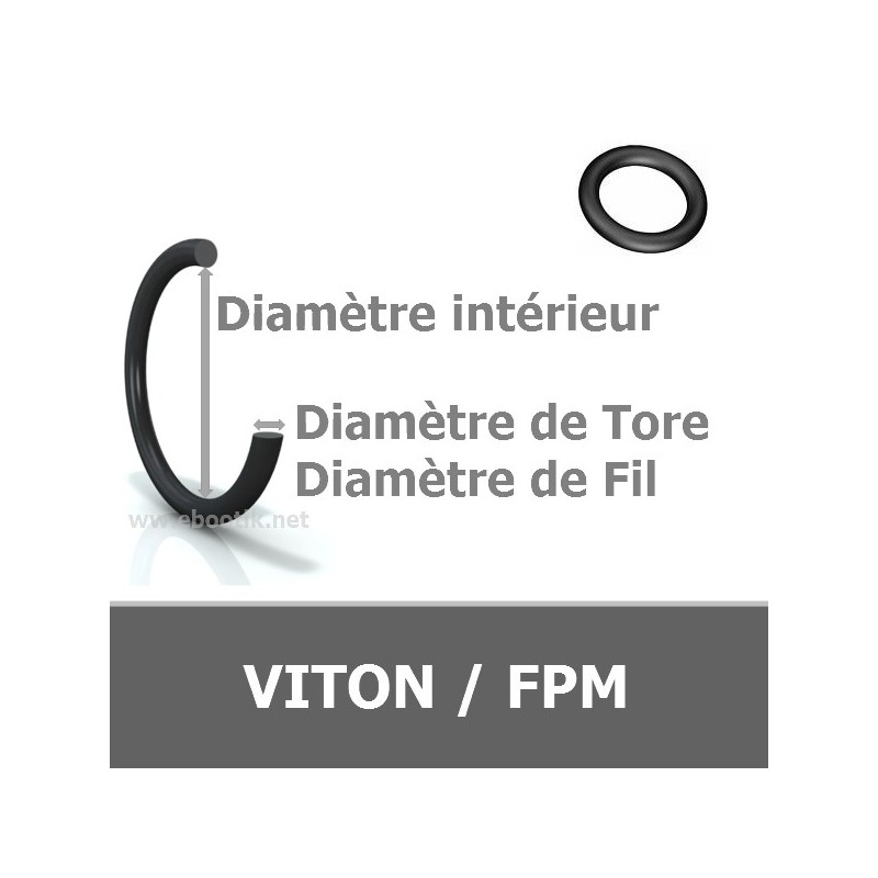 2.90x1.78 mm FPM/VITON 80 VERT A