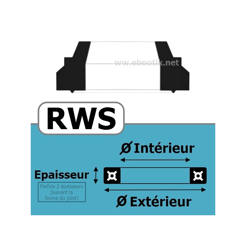 JOINT RACLEUR 25.40X38.10X5.28/8.9 RWS 490