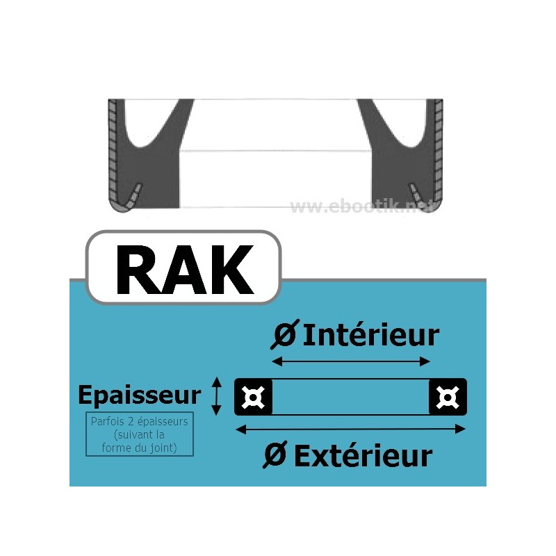 JOINT RACLEUR 107.95X127.00X12.7 RAK 597 JOINT RACLEUR 107.95X127.00X12.7 RAK 597