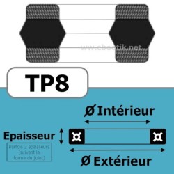 24.50x18.60x7 TP8 NBR 90 Sh