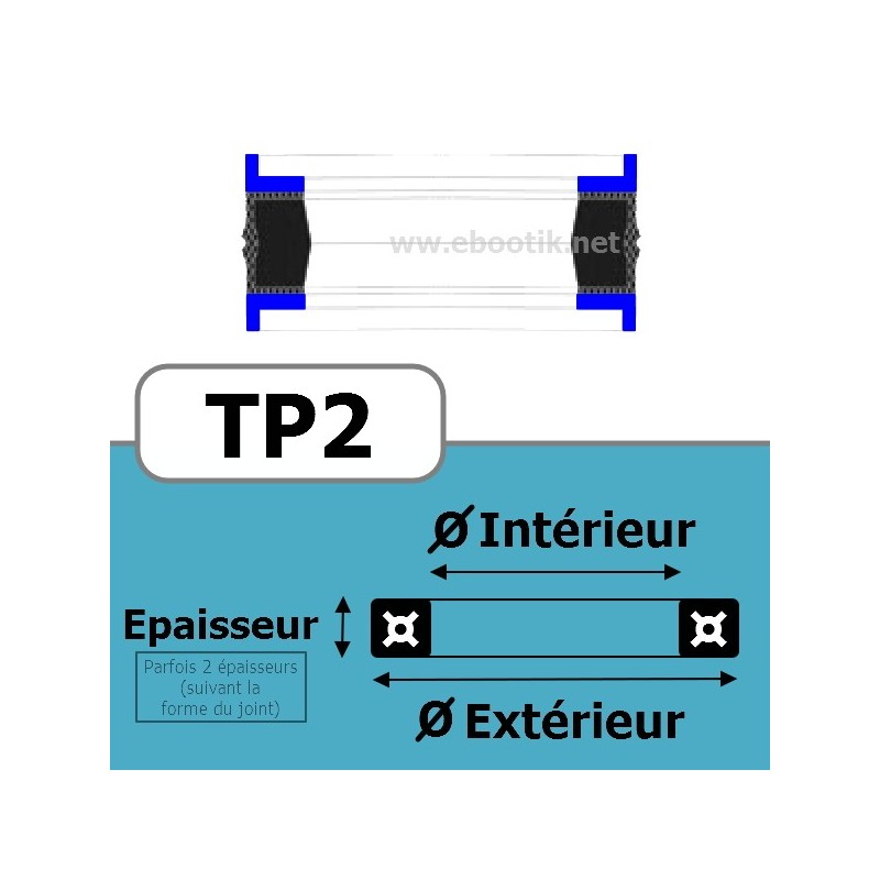 45x37x15.5x3.2+CG TP2 FPM / VITON 45x37x15.5x3.2+CG TP2 FPM / VITON
