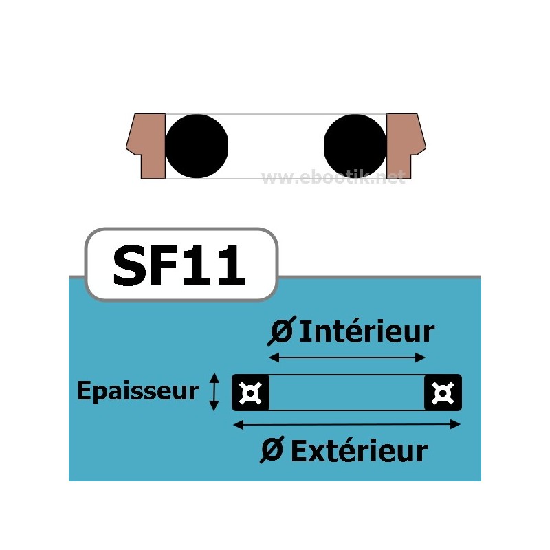 14.3x25x4.2 SF11 BRN