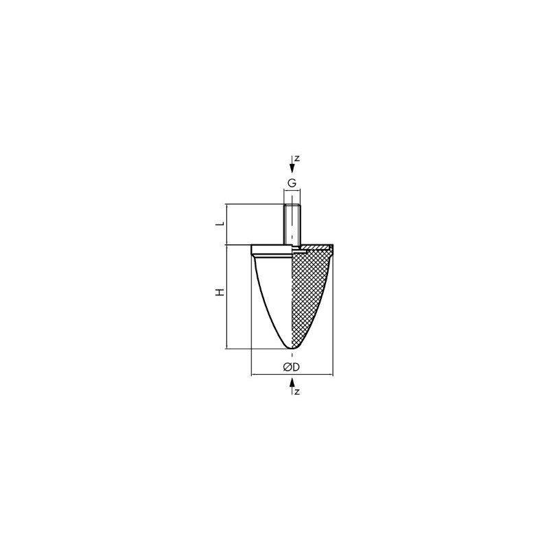 BUTEE PROGRESSIVE MALE 50x50 M8