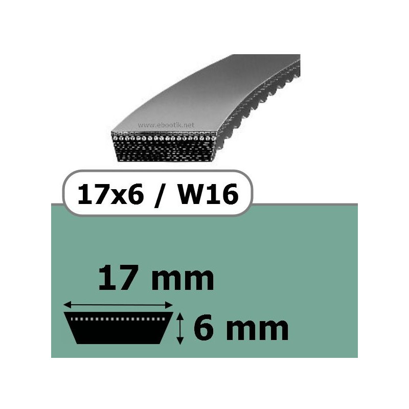 17x6x606 ou 630W16