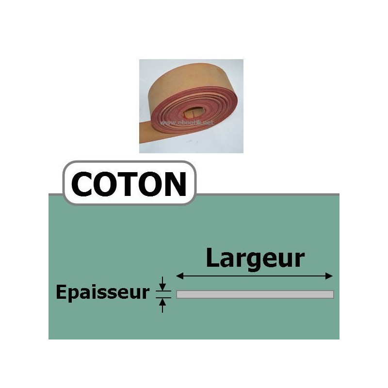 COURROIE COTON 50 mm x 3 Plis