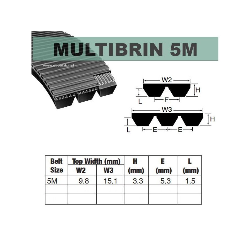 5M530x3 Brins PU