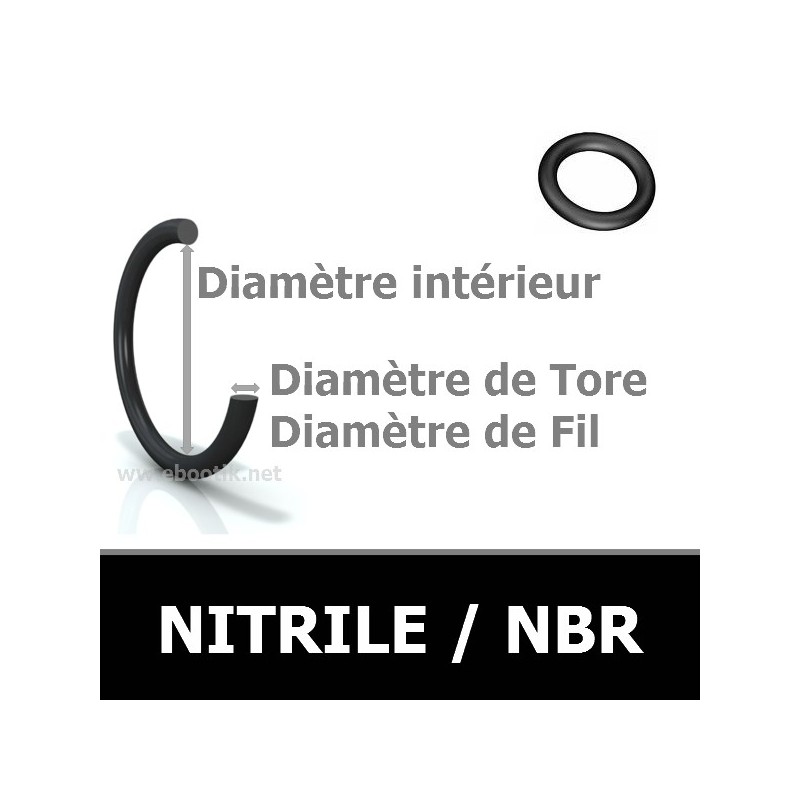 SOURCING MAP Nitrile Caoutchouc Joints Toriques 50mm OD 46mm ID