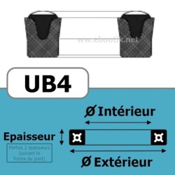 8X20X7.5 UB4 NBR UB999