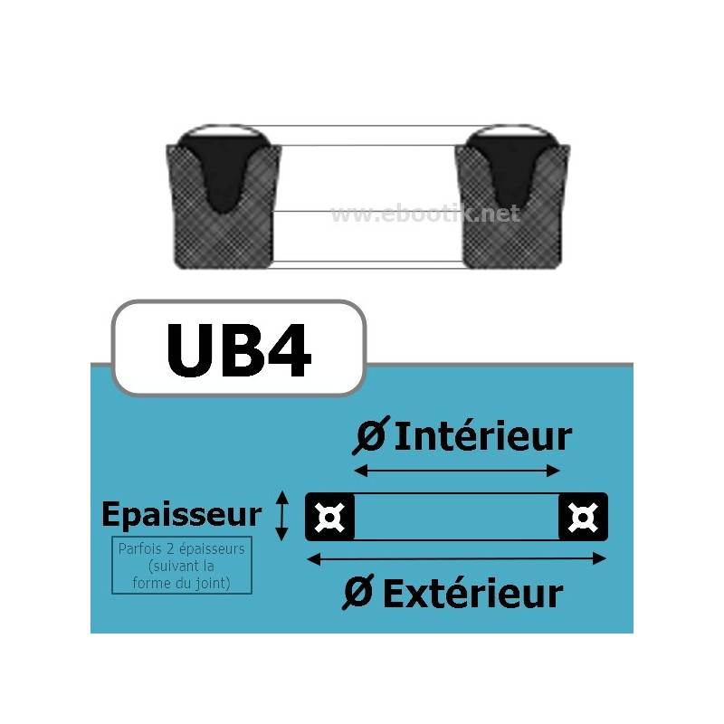 8X20X7.5 UB4 NBR UB999 8X20X7.5 UB4 NBR UB999