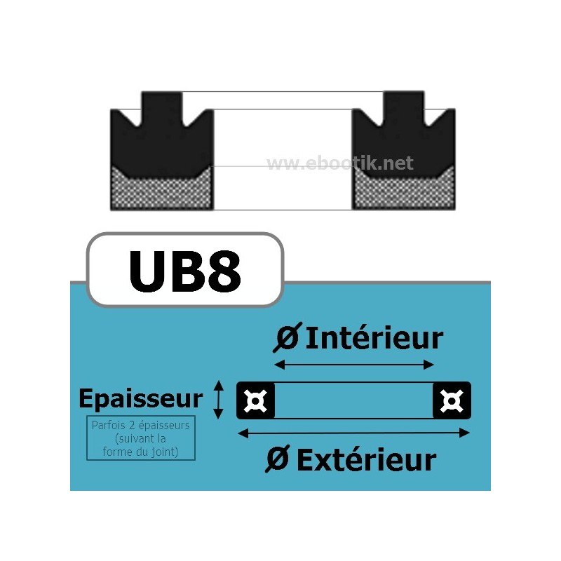 48X63X9.5 UB8 NBR UB999 48X63X9.5 UB8 NBR UB999